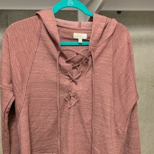 Lucky Lace up hoodie